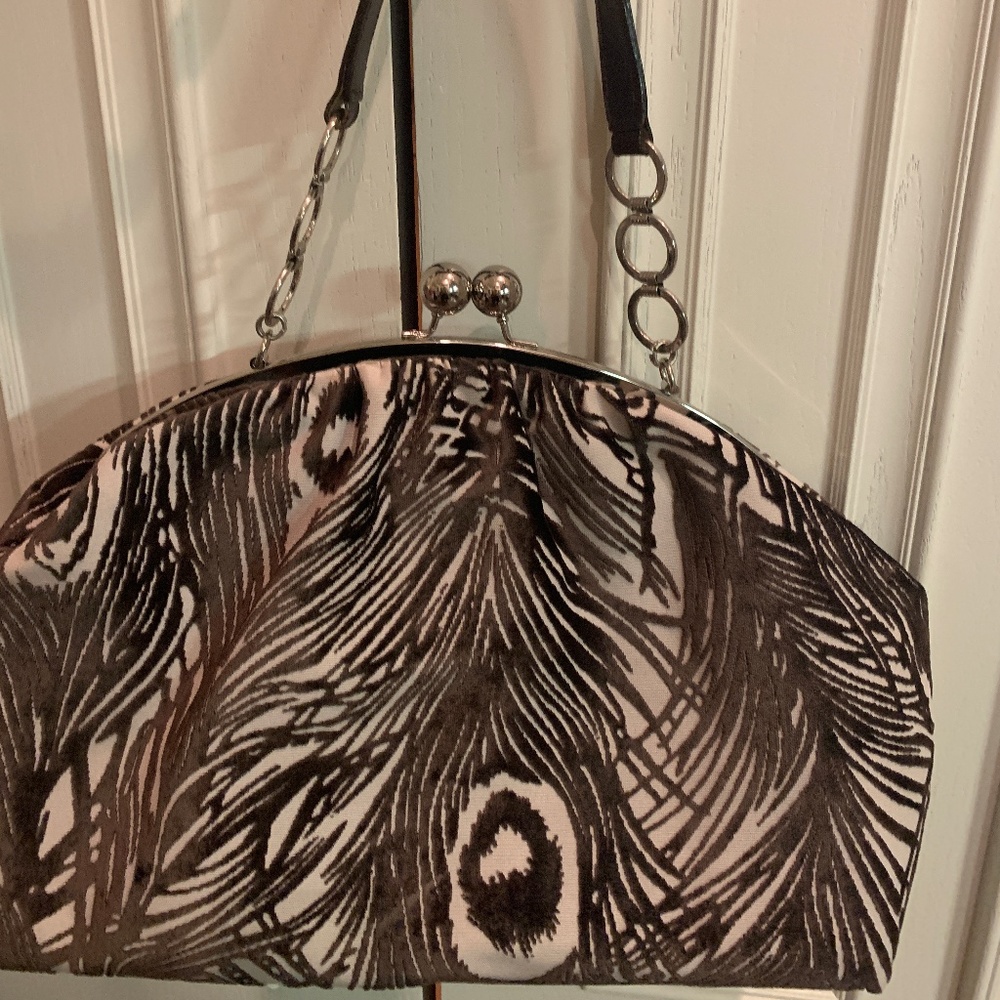 Glenda Gies Purse - Roxanne Purse - Vintage Fabric